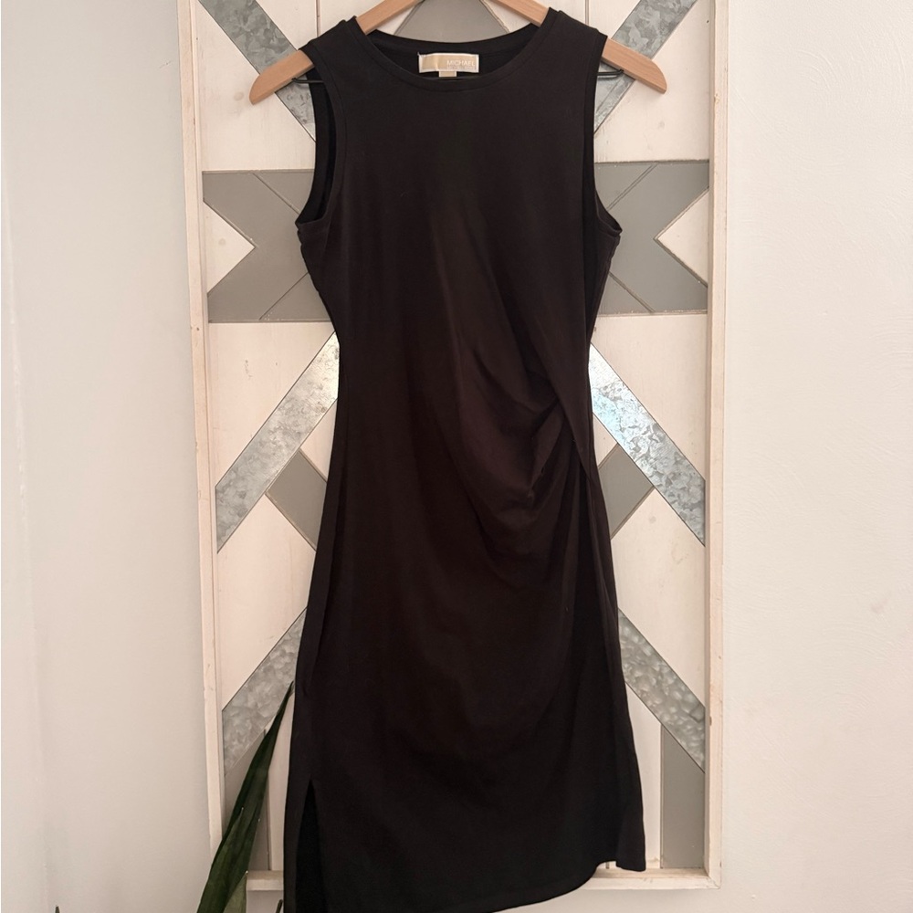 Michael Kors Black Midi Dress